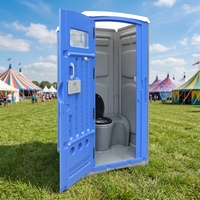 Toilettes portables en plastique HDPE de haute qualité, résistantes aux UV, pour les chantiers de construction mobiles en extérieur