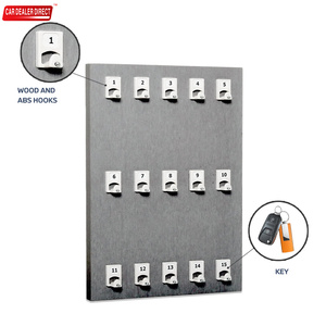 Soporte de exhibición <span class=keywords><strong>para</strong></span> venta al por menor, estante organizador de <span class=keywords><strong>llaves</strong></span>, <span class=keywords><strong>tablero</strong></span> de llavero de encimera de madera <span class=keywords><strong>para</strong></span> tienda y feria comercial - Product Image 3