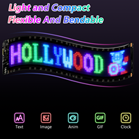 Pantalla LED P10 RGB de alta resolución, tablero de mensajes programable DIY para centro comercial, ascensor, función de animación publicitaria