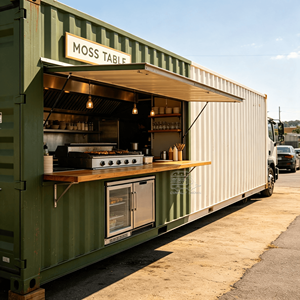 Restaurant modulaire préfabriqué en conteneur, café extérieur, cuisine mobile commerciale portable en conteneur - Product Image 4