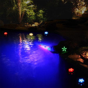 Cootway RGB hồ bơi đèn LED dưới nước nổi dẫn ánh sáng <span class=keywords><strong>IP</strong></span> <span class=keywords><strong>68</strong></span> không thấm nước sao biển đèn - Product Image 1