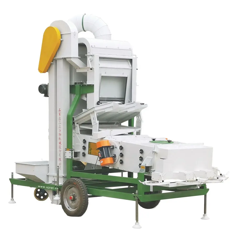 5XF-5 السمسم مزيج ماكينة تنظيف الحبوب منظف بذور للبيع ممهدة