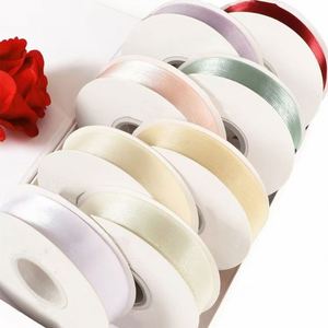 Ruban en soie, ruban décoratif pour cadeau, bouquet de mariage, emballage de boîte cadeau, fournitures d'emballage - Product Image 2