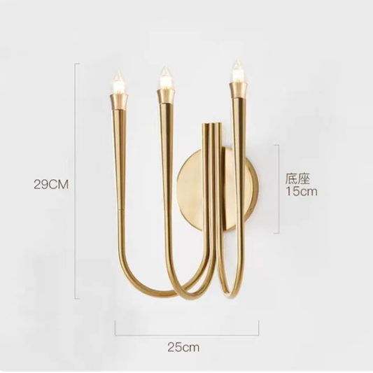 Lampe murale-laiton