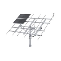 Sistem Pelacak Surya Dua Sumbu Lvlan LV-ST12P-D5 5kw 12 Panel Lengkap dengan Sistem Penggerak Slewing dan Kit Komponen Utama