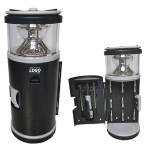โคมไฟแคมป์ปิ้ง LED พกพาแบบปรับแต่งได้ พร้อมไขควงความแม่นยำสูง - เหมาะสำหรับซ่อมแซมกลางแจ้งและเป็นของขวัญส่งเสริมการขาย - Product Image 1