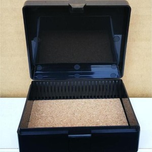 As One Glass Slide Box 1-4615-01 With Cork Base For <b>Microscope</b> Use - Product Image 2