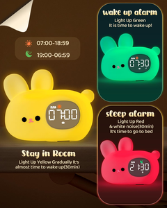 Machine de son de <span class=keywords><strong>veilleuse</strong></span> pour enfants Ready to Rise Sleep Trainer et réveil OK pour les tout-petits et les enfants - Product Image 3