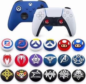 Mềm Silicone Analog thumbsticks thumb grips cho <span class=keywords><strong>PS4</strong></span> điều khiển phụ kiện cho Playstation 5 <span class=keywords><strong>Gamepad</strong></span> phím điều khiển nút cao su - Product Image 4