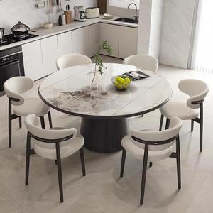 Ensemble <span class=keywords><strong>de</strong></span> table et <span class=keywords><strong>chaises</strong></span> <span class=keywords><strong>de</strong></span> salle à manger en marbre et bois, moderne, extensible, pliable, rond, <span class=keywords><strong>de</strong></span> luxe, 4, 6, <span class=keywords><strong>8</strong></span> places, designs <span class=keywords><strong>de</strong></span> meubles pour salon - Product Image 3