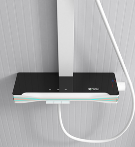 Ensemble <span class=keywords><strong>de</strong></span> douche mural carré haut <span class=keywords><strong>de</strong></span> gamme en laiton avec mitigeurs et système <span class=keywords><strong>de</strong></span> douche – <span class=keywords><strong>Prix</strong></span> usine - Product Image 5