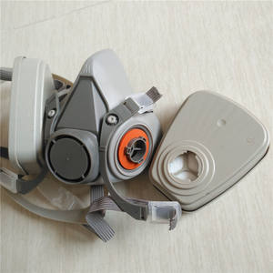 OEM अनुकूलन डबल टैंक रासायनिक सुरक्षात्मक आधा चेहरा गैस श्वासयंत्र 6200 - Product Image 5