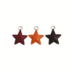 Llavero de Cuero PU con Colgante de Cinco Puntas Elegante y Colorido para Teléfono Móvil, Ideal para Regalos - Product Image 5