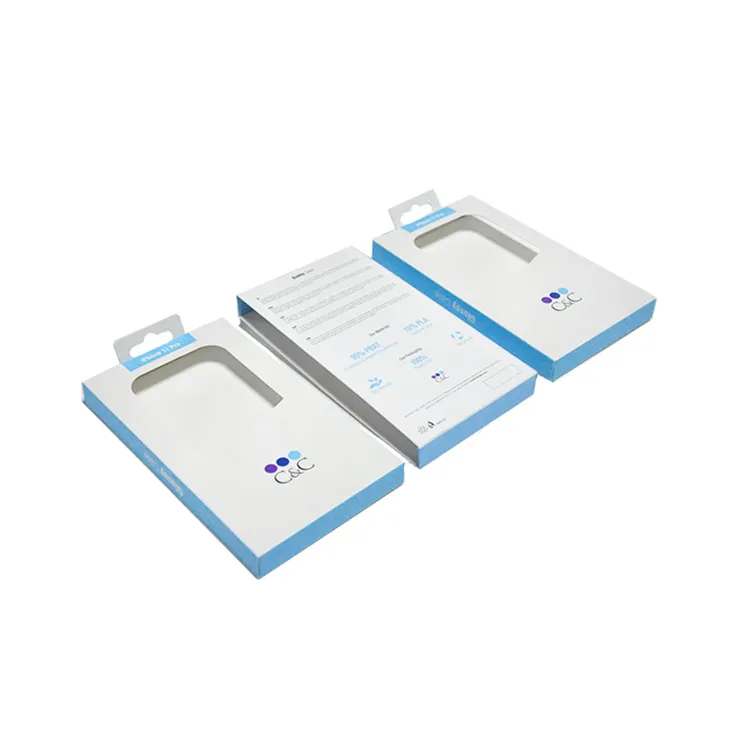 לבן מלאכת גלי נייר קרטון תיבת הדיוורים חינם Moing קופסות עבור טלפון נייד מקרה