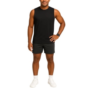 Débardeur de sport pour homme, en gros, décontracté, uni, personnalisé, anti-UV, écologique, à séchage rapide, respirant, avec broderie et fermetures éclair - Product Image 1