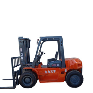 Used Heli 7t Diesel Forklift with Hydraulic Side Shifter Solid Tire-China Famous Best Price Offers Quality Motor Core Component - Product Image 1