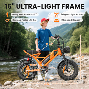 Eilleo Moto Cross Mini Motorisée 16 Pouces pour Enfants de 10 à 16 Ans, Design Cool, avec Frein à Disque M6 Pro - Product Image 3