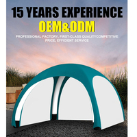 Gazebo gonflable personnalisé en promotion pour l'extérieur Tente de cabine dôme gonflable portable pour spinner 360