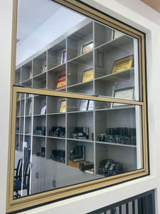 Hiện đại đơn Treo Nhôm cửa sổ mỏng khung tối giản nâng thiết kế phong cách trượt cho căn hộ/văn phòng có tính năng louver - Product Image 5