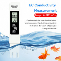 Portable Digital TDS EC Conductivity Tester Water Test Kit for Drinking Water Aquarium Hydroponics Water Quality Meter