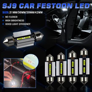 Nouvelle conception SJ9, lampe LED de voiture haute puissance 4 watts/ampoule, chipset CSP1860, 36 mm, 39 mm, 42 mm, pour éclairage intérieur, lecture, carte, plaque d'immatriculation - Product Image 2