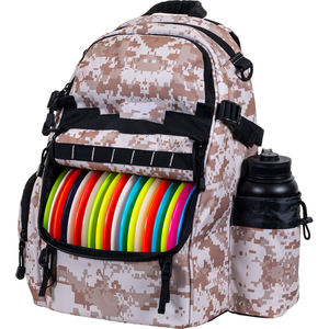 Free sample Disc golf <b>backpack</b> with two sidewall supports and Molle webbing for beginners and hobbyists with <b>large</b> capacity - Product Image 3
