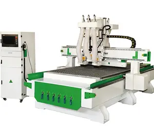 Đầu Phay Cnc Gỗ 1325 Giá Rẻ Nhất Sản Xuất Tại Trung Quốc Với 3 Trục Chính