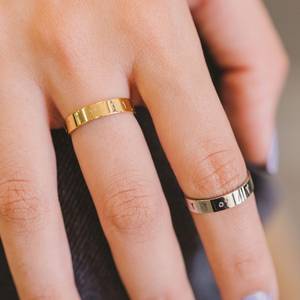 Truyền Cảm Hứng Cho Trang Sức Vòng Tọa Độ Tùy Chỉnh Trang Sức Ả Rập Nhẫn Thư Pháp Hồi Giáo Bán Chạy Trang Sức Hợp Thời Trang Bán Buôn - Product Image 3