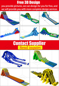 Bãi Biển Thương Mại Lớn Hippo <span class=keywords><strong>Inflatable</strong></span> Trượt Nước Cho Sự Kiện Ngoài Trời Trippo Trượt Nước - Product Image 6