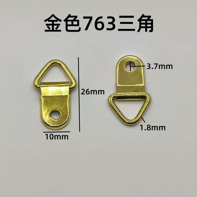 20 small gold 763 triangles [with screws]