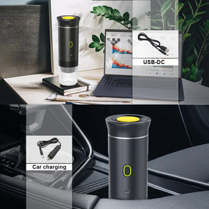 Machine à expresso électrique portable 2025 pour <span class=keywords><strong>voyage</strong></span>, chauffe-eau intégré, compatible avec café moulu et capsules petites et grandes - Product Image 6