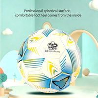 Ballon de football YUTO en PVC thermocollé, cousu à la machine, en PU, pour entraînement extérieur et sports d'équipe, 0,4-0,45 kg, sac OPP - Vente chaude