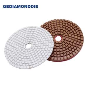 Tampons de polissage diamantés à liant résineux de haute qualité pour comptoirs, quartz, granit, marbre, pierres et sols - Product Image 1
