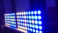 5X5 25 pièces 10W RGB 3in1 mélange couleur LED matrice Blinder lumière DMX Blinder fond scène lumière