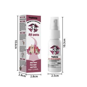 Yegbong Spray Répulsif Anti-Insectes pour Animaux de Compagnie 25ml avec <span class=keywords><strong>Perméthrine</strong></span> et Tétraméthrine Contre les Puces, les Œufs de Puces, les Tiques et les Nuisibles Volants - Product Image 6