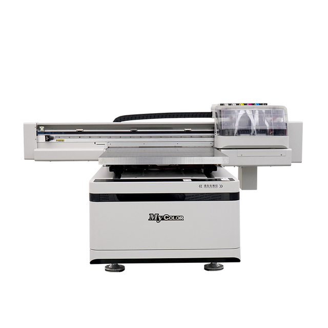 Mycolor Flatbed Uv 6090 Inkjet Printer Multifunctional 3d Led Digital Inkjet Printers for Pen Bottle Phone case Crystal Label