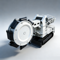 Apilador y Recuperador de Palés de Diseño Flexible Marca SYM con Rodamientos y Motor para Configuraciones Lineales y Circulares de Almacenes