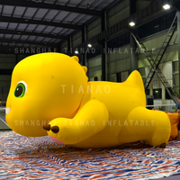 Dragón de leche inflable Dibujos animados de animales inflables para decoración o publicidad o eventos