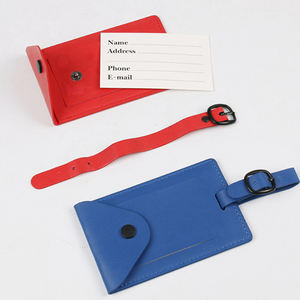 Etiqueta de equipaje para maleta, etiqueta de equipaje de cuero PU para viajes y cruceros, etiquetas estéticas para maletas de viaje - Product Image 6