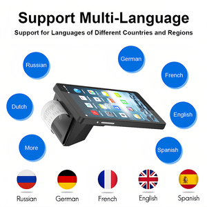 फूड रिटेल छोटे व्यवसाय के लिए प्रिंटर के साथ प्रिंटर के साथ ऑल-इन-वन एंड्रॉइड 11 हैंडहेल्ड पॉस टर्मिनल - Product Image 6