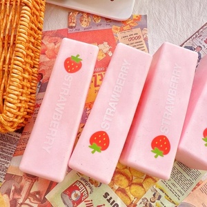 <b>Bear</b> Squishy Strawberry Milk Stick Slow-Rebound Squeeze Toy Puzzle-Soft PU/Polyurethane Vent Stress-Relief Gadget <b>Muscle</b> - Product Image 3