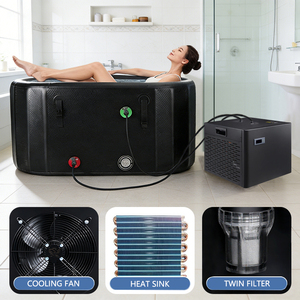 Machine de refroidissement pour bain de glace ZT Professional 1/3HP avec système de filtration d'eau, pompe de refroidissement pour bain froid pour la thérapie sportive - Product Image 4