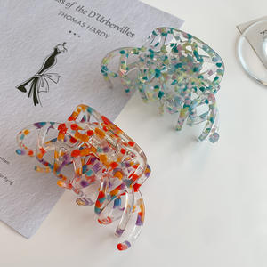 Style coréen 8.5cm acétate cheveux griffe haut de gamme Niche Design accessoire de cheveux pour <span class=keywords><strong>chignon</strong></span> nouvelle pince <span class=keywords><strong>à</strong></span> cheveux <span class=keywords><strong>à</strong></span> l'arrière de la tête - Product Image 4