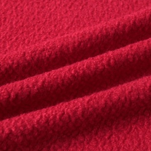 25 in Stock Fast Delivery 43% <strong>Wool</strong> 57% Polyester Pure <strong>Red</strong> Mix Diamond Check Loop 3D Textured Fabric for Coat Suit Jacket 510GSM - Product Image 3