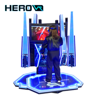 Machine d'arcade de révolution de danse de simulateur de Vr de plate-forme debout d'investissement bas commercial