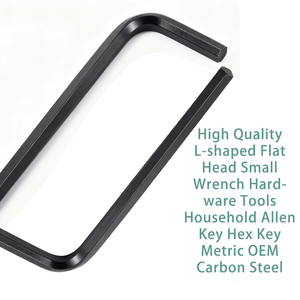 Jeu de clés hexagonales de toutes tailles, très usinées, noires, argentées, outils de précision, double tête - Product Image 3