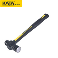 Marteau à tête ronde à manche en plastique Kaida Tools 1P/15P/2P, marteau de démolition noirci