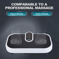 Plataforma Vibratoria 3D para Ejercicios, Plataforma Vibratoria Power Fit, Masaje Crazy Fit para Adelgazar Todo el Cuerpo