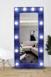Six Color to Choose Bedroom <strong>Freestanding</strong> Full Length <strong>Mirror</strong> Full Body <strong>Large</strong> Floor <strong>Mirror</strong> With Lights - Product Image 4