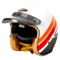 Casque Jet en Gros d'Usine pour Hommes Femmes Unisexe Casque Ouvert Casque de Moto en Matière ABS Équipement Moto Casque Semi-ouvert